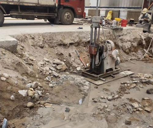 上街公路下沉压浆